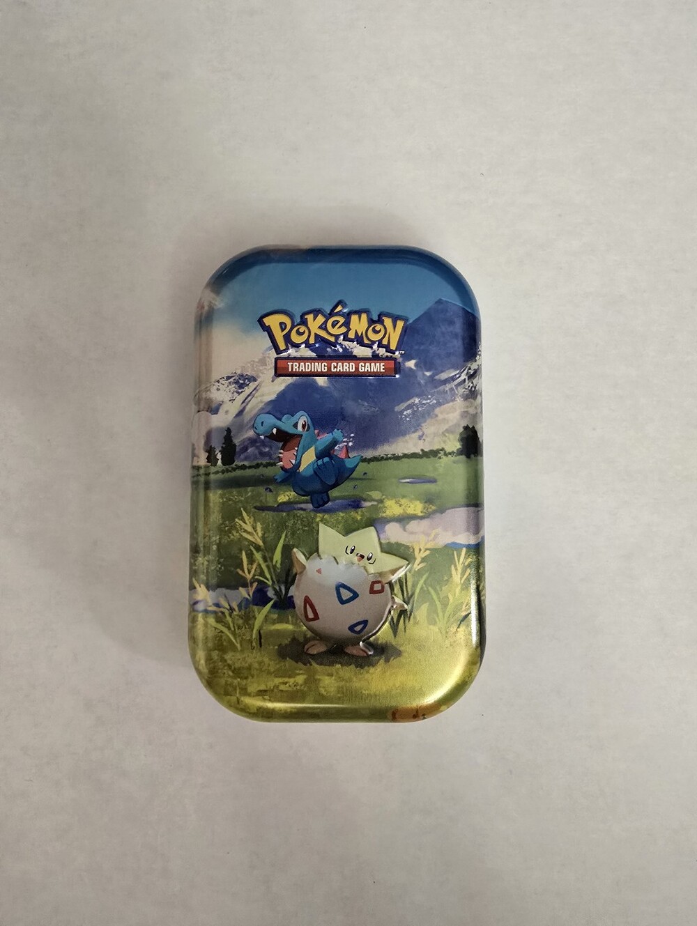 Pokemon TCG Mega Evolution Ascended Heroes Mini Tin Totodile & Togepi Empty Tin